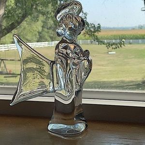 Elegant Glass Angel Figurine